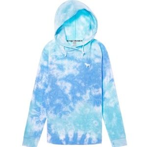 Victoria’s Secret Pink Tie Dye Crossover Hoodie